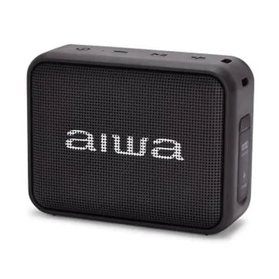 Altavoz Bluetooth Portable Aiwa Bs-200 Black Bt 5.0 Tws Micro