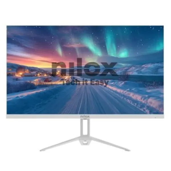 Monitor 27" Hdmi Vga Nilox Nxm24fhd100w Led Fhd 1920x1080 75hz 4ms 250cd/m² Vesa 75x75mm Blanco