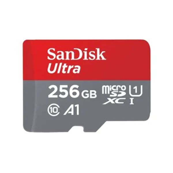 Memoria Sd Micro 256gb Sandisk Ultra Microsdxc + Sd Adapter 120mb/s A1 Class 10 Uhs-i Sdsqua4-256g-gn6ma