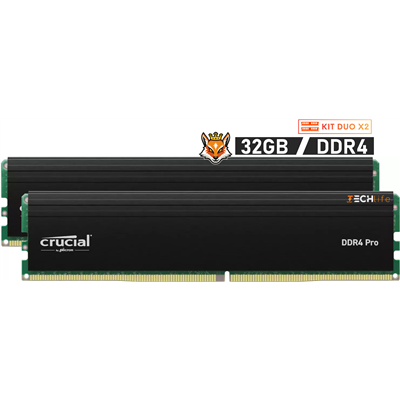 Crucial Pro KIT 32GB DDR4 a 3200MHz CL22 1.2v ( 2x16GB)