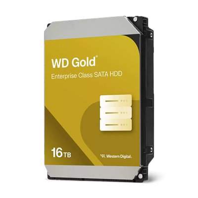 WD Gold Nivel empresarial 16TB 7200rpm HDD 3.5" 512MB SATA 6GB/s