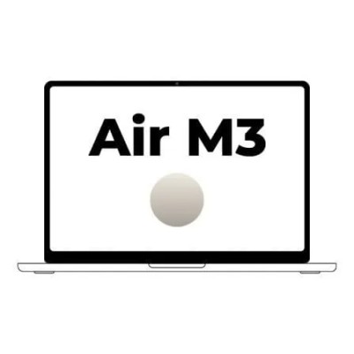 Apple Macbook Air 15' / M3 8-Core CPU/ 16Gb/ 512Gb SSD/ 10-Core