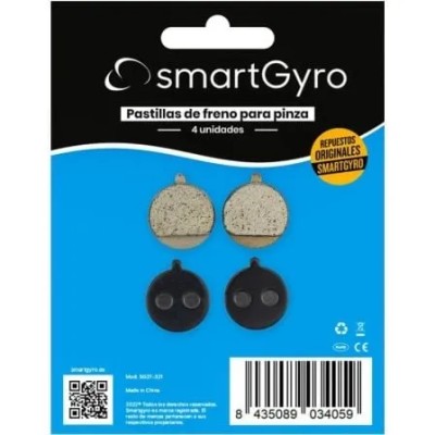 Pack 4 Pastillas de Freno para Pinza Bolids SmartGyro SG27-321/