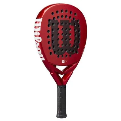 Pala de Pádel Wilson Bela Elite V2.5 2024/ Roja y Negra