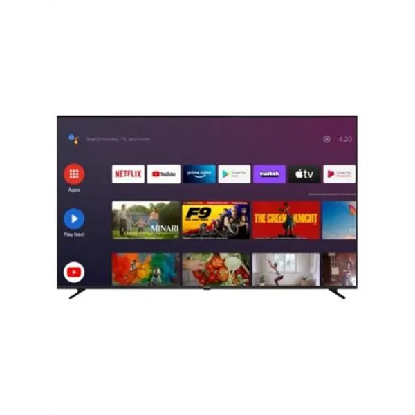 Televisor 65" Aiwa Qled 65qs8003uhd 4k Smart Tv Android Dvbt2 2x8w 3xhdmi 2xusb Wifi/lan Ok Google Mirashare Chromcast