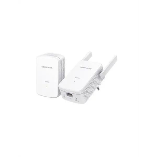 Homeplug Wifi Mercusys Mp510 Kit Wifi N 300mbps Con Puerto Ethernet Gigabit Kit Compuesto Por Emisor