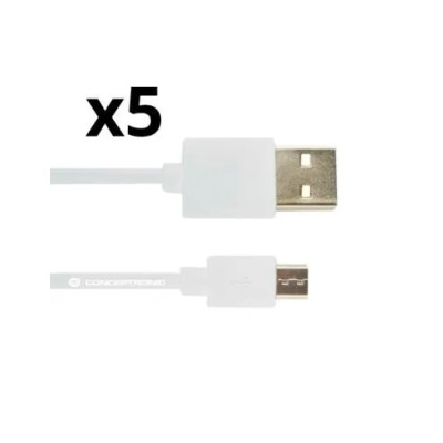 Kit 5 Unidades Cable Usb 2.0 A Micro Usb Nortess Smartphone/