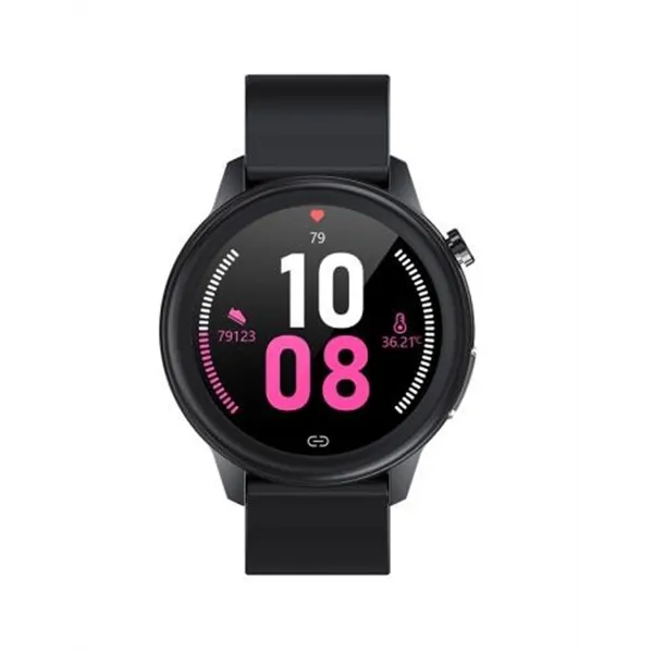 Smartwatch Aiwa Sw-500 Black Pantalla Ips 1.4" Ip67 Notificaciones Control De Salud Compatible Android 4.4 Y Ios 18.2 O Superior