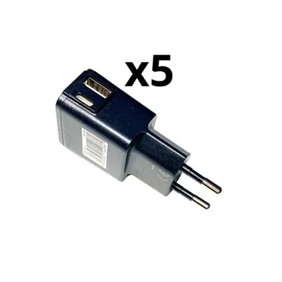 Cargador De Pared Nortess Kit 5 Unidades Usb 1 Puerto Usb A +