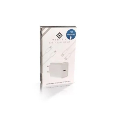 Cargador De Pared Vibian Carga Rapida 1 Puerto Usb-c 20w