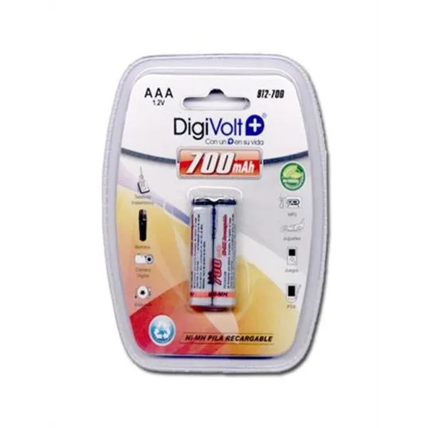 Pila Recargable Aaa/r3 700mah Bt2-700 "blister De 2 Unidades"