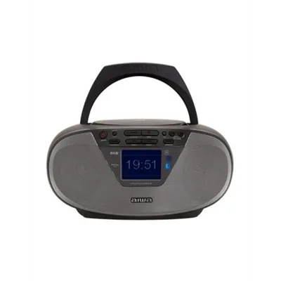 Radio Cd Bluetooth Portable Aiwa Boombox Bbtu-500dab/bk Negro