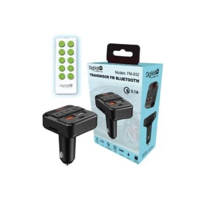 Transmisor De Coche Digivolt Fm-932 Fm Bluetooth V5.0 + Edr Usb