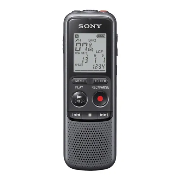 Grabadora De Voz Sony Icd-px240 Color Negro Altavoz 300 Mw Bateria 32h 4gb 2 Pilas Aaa