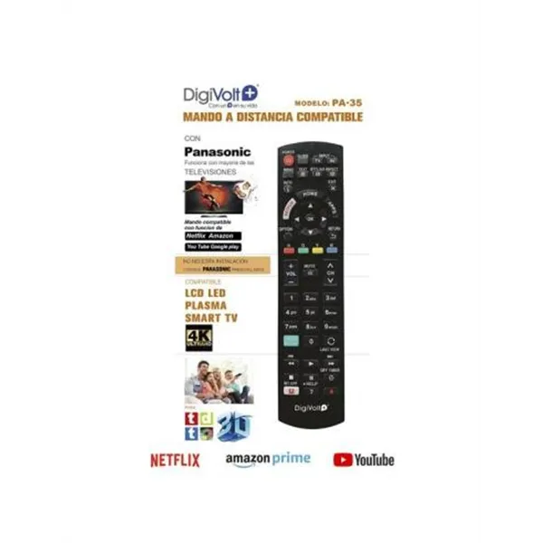 Mando Compatible Para Tv Panasonic Pa-35