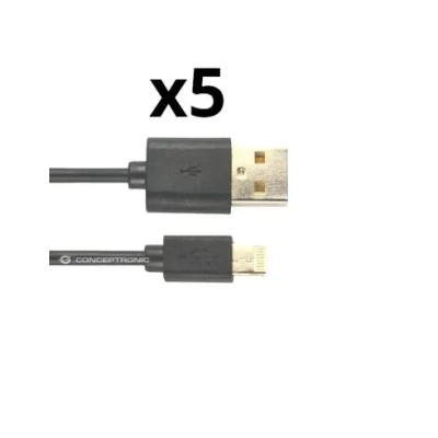 Kit 5 Unidades Cable Lighting Nortess Iphone 5 6/7/8/ X Ipad 1