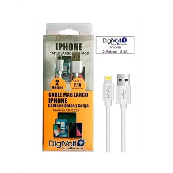 Cable Iphone Largo 2 Metros 3.0a Cb-8225