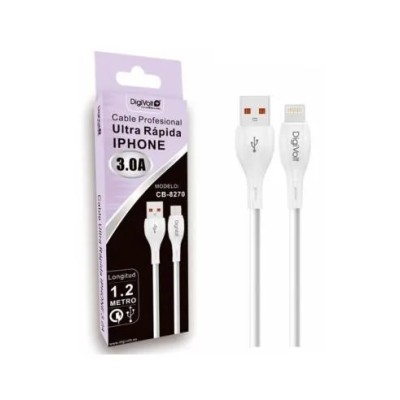 Cable Usb-c A Iphone Profesional Rapido Para Iphone 3.0a Cb-8270