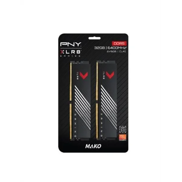 Ddr5 32gb 6400mhz Pny Xlr8 Gaming Mako Cl40 1.2v Disipador Kit 2x16gb