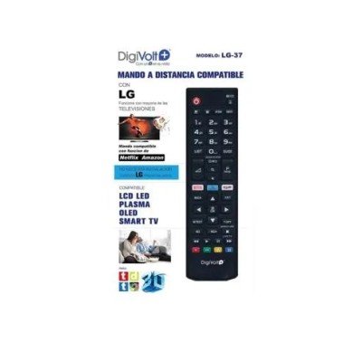 Mando A Distancia Universal Digivolt Lg-37 Especifico Para Tv Lg