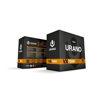 Nox Urano VX 750W 80 Plus Bronce, ventilador 140mm