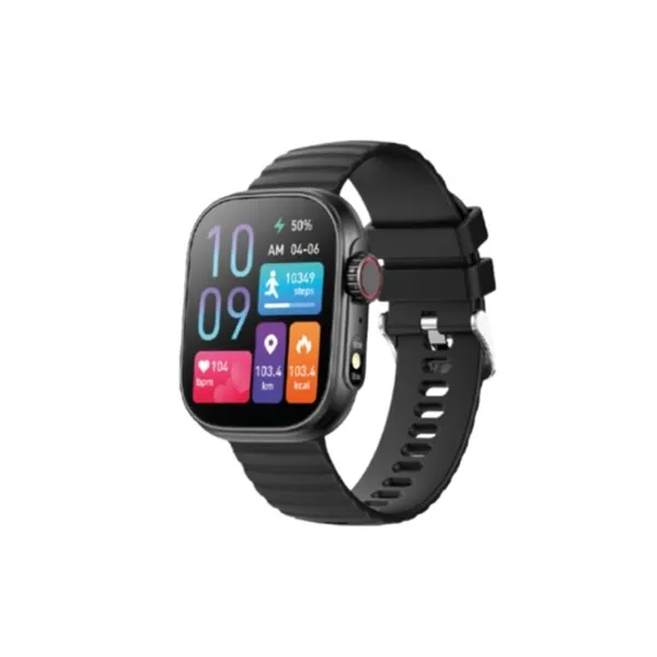 Smartwatch Aiwa Sw-700 Negro Pantalla Lcd 2.01" Con Llamadas Bluetooth Ip67 8 Modos De Deporte Notif