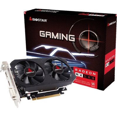 Biostar Gaming AMD Radeon RX 560D 4GB GDDR5 Súper DUAL