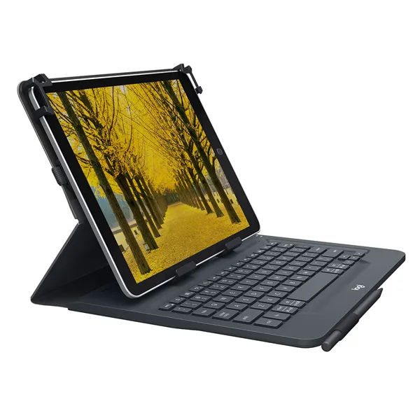 Logitech Universal Folio QWERTY Español Bluetooth Negro