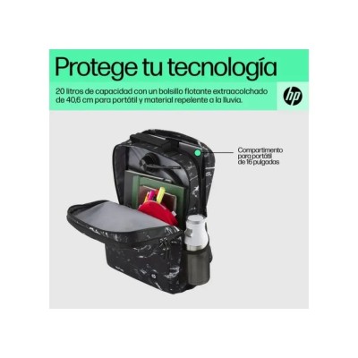 Mochila HP Campus XL 7J592AA para Portátiles hasta 16' Negra y