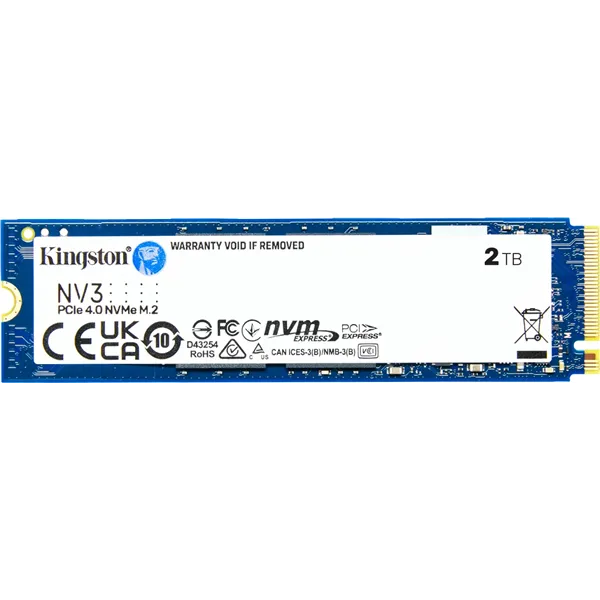 Kingston NV3 NVMe SSD 2TB PCIe 4.0 6000MB/s M.2 2280