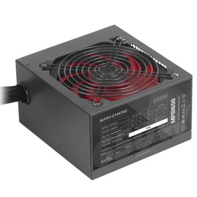 Fuente de Alimentación Mars Gaming MPIII650/ 650W/ Ventilador