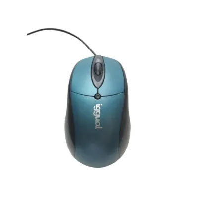 Iggual ratón óptico com-ergonomic-xl-800dpi azul