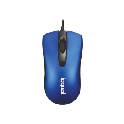 Iggual ratón óptico com-business-1200dpi azul