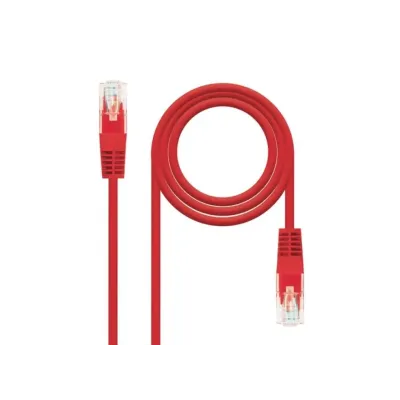 Nanocable cable red cruzado cat.5e utp rojo 1 m