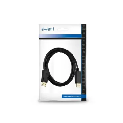 Ewent cable displayport 4K @ 60hz, a/a awg28, 1mt