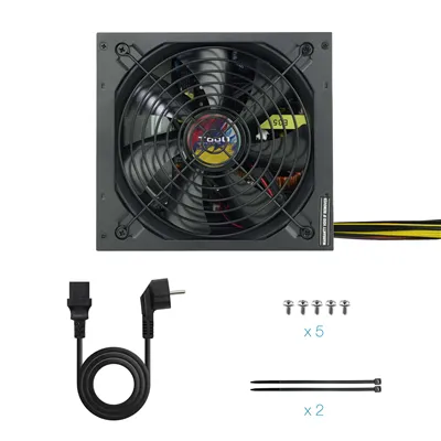 Fuente de Alimentación TooQ TQAPOLO-650SP/ 650W/ Ventilador 14cm