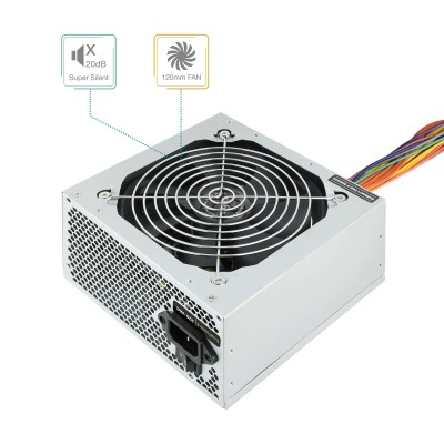 Fuente de Alimentación Tooq TQEP-500SSE-O OEM/ 500W/ Ventilador