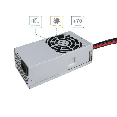 TooQ Ecopower II Fuente Alimentación TFX ATX 500W 20+4pin Silent