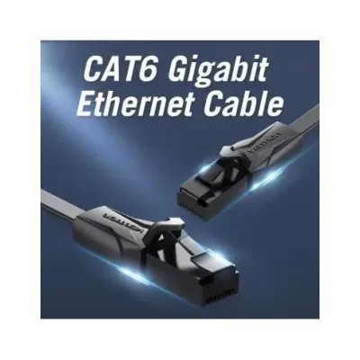 Cable de Red RJ45 UTP Vention IBABN Cat.6/ 15m/ Negro