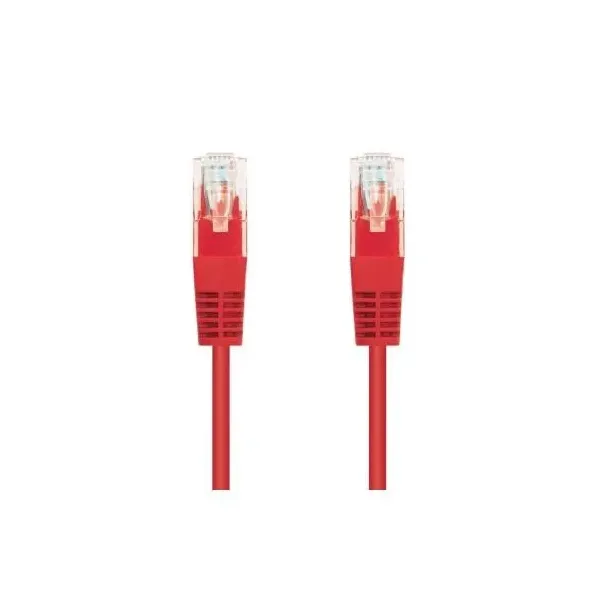 Cable de Red RJ45 UTP Nanocable 10.20.0400-L25-R Cat.6/ 25cm/ Rojo