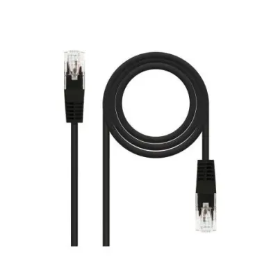 Cable de Red RJ45 UTP Nanocable 10.20.0401-BK/ Cat.6/ 1m/ Negro