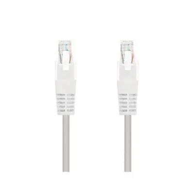 Cable de Red RJ45 UTP Nanocable 10.20.0401-W Cat.6/ 1m/ Blanco