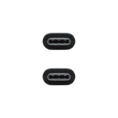 Nanocable USB 2.0, 1m cable USB USB C Negro