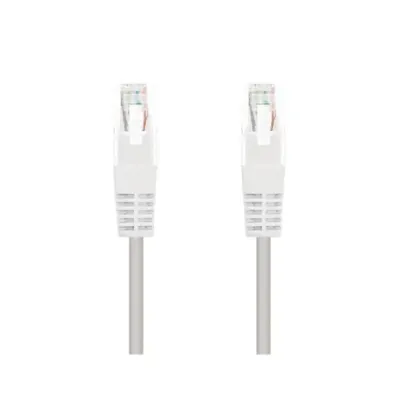 Cable de Red RJ45 UTP Nanocable 10.20.0110-W Cat.5/ 10m/ Blanco