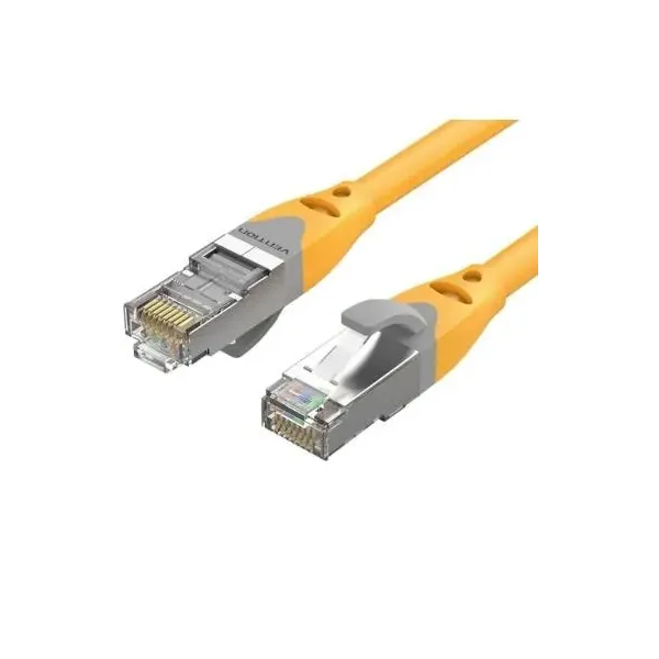 Cable de Red RJ45 SFTP Vention IBHYG Cat.6a/ 1.5m/ Naranja