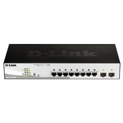 Switch Gestionado D-Link DGS-1210-08P/ 8 Puertos/ RJ45