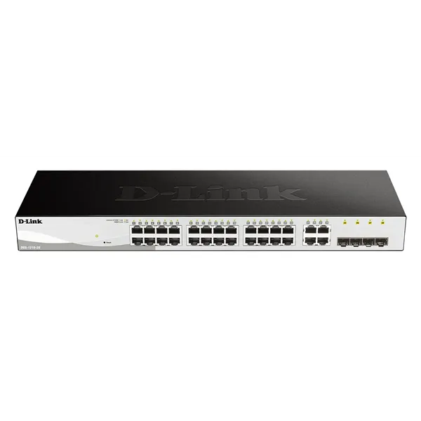 Switch Gestionable D-Link DGS-1210-28 28 Puertos/ RJ-45 Gigabit 10/100/1000/ SFP