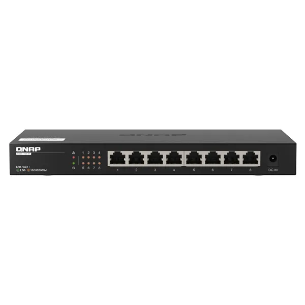 Switch QNAP QSW-1108-8T 8 Puertos/ RJ-45 10/100/1000/2.5GBASE