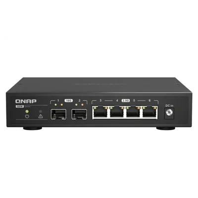 Switch QNAP QSW-2104-2S 6 Puertos/ RJ-45 10/100/1000/10GBASE-T