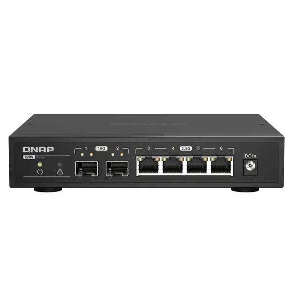 Switch QNAP QSW-2104-2S 6 Puertos/ RJ-45 10/100/1000/10GBASE-T SFP